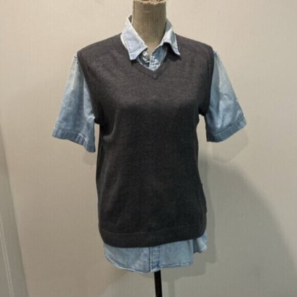 Mexx Gray Fitted sweater Vest - Picture 10 of 16